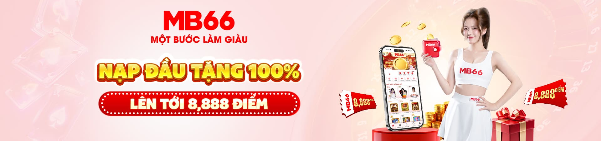 MB66 thưởng 100% nạp đầu tháng 10
